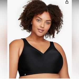 Full Figure MagicLift Plus Size Seamless Wirefree Back Close Sports Bra #1006